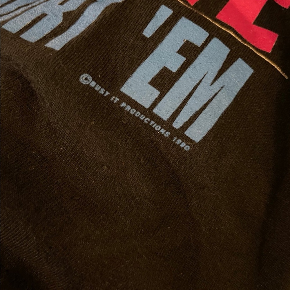 vintage mf hammer graphic tshirt AOP 1990 size xl - Picture 7 of 8